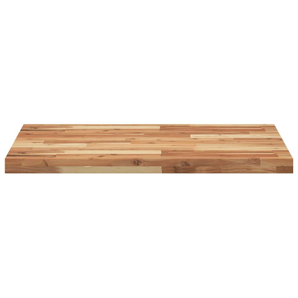 Pöytälevy suorakaide 80x60x4 cm täysi akasiapuu