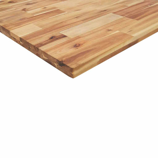 Pöytälevy suorakaide 80x60x4 cm täysi akasiapuu