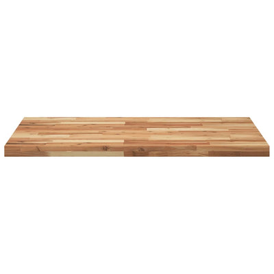 Pöytälevy suorakaide 80x70x4 cm täysi akasiapuu