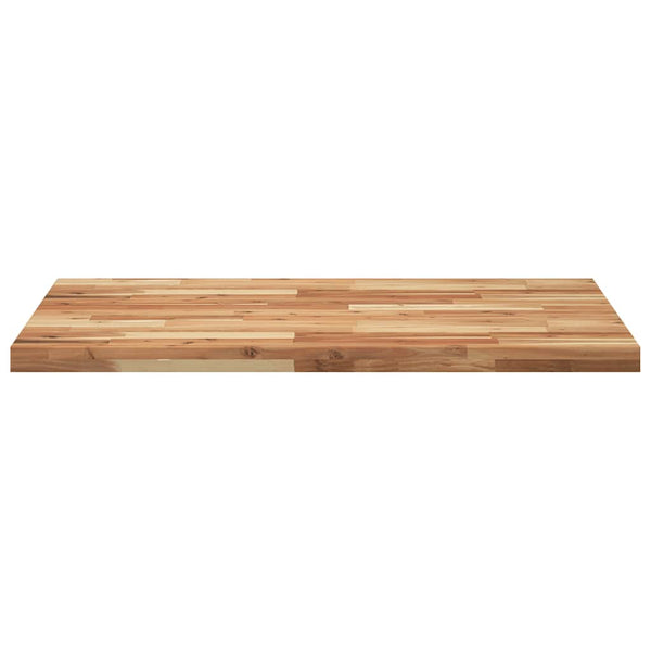 Pöytälevy suorakaide 120x70x4 cm täysi akasiapuu