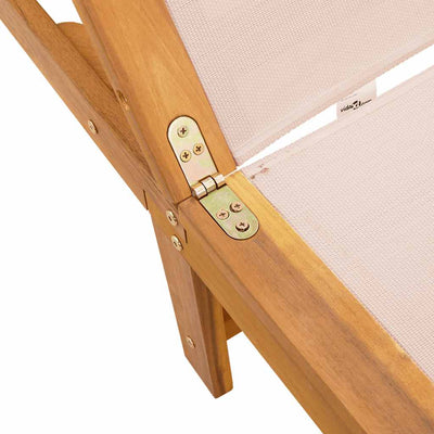 Kerma aurinkotuoli pöydällä Arghir (akasiapuu ja textilene)