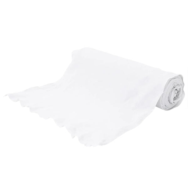 1x50 m valkoinen geotekstiilikalvo Zoea (polyesterikuitu)