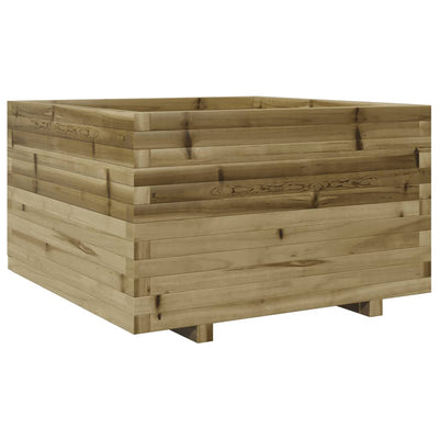 Puutarhakukkalaatikko 80x80x49,5 cm kyllästetty mänty