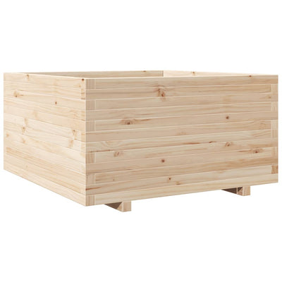 Puutarhakukkalaatikko 90x90x49,5 cm täysi mänty