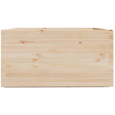 Puutarhakukkalaatikko 90x90x49,5 cm täysi mänty
