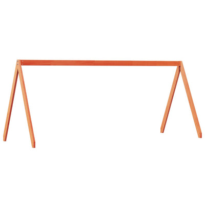 Vahanruskea kerrossänky katolla Candrea 80x200cm (mänty)