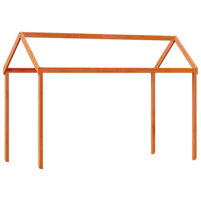 Vahanruskea kerrossänky katolla Gerasel 75x190cm (mänty)