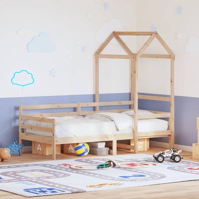 Sohvasänky katoksella Agaftona 90x200cm (mänty)