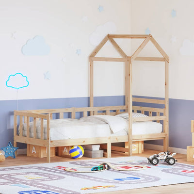 Sohvasänky katoksella Daniels 90x200cm (mänty)