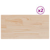 Pöytälevyt Gemona 80x40x1,7cm (2 kpl suorakaide mänty)