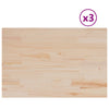 Pöytälevyt Gemona 80x53x1,7cm (3 kpl suorakaide mänty)