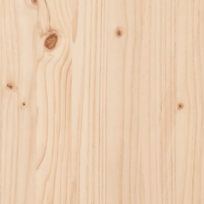 Ruokapöytä O-runko 160x80x75 cm täysi mänty ja valurauta