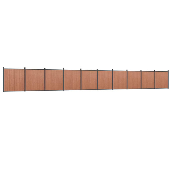 Aitapaneeli ruskea 1737x186 cm WPC