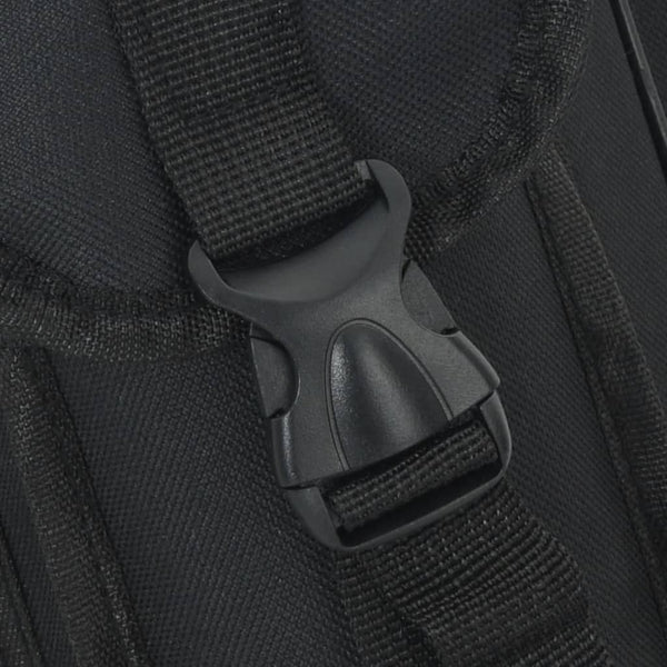 160 cm vapalaukku Oxford-kangasta mustana