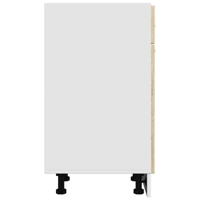 Alalipastokaappi Sonoma-tammi 40x46x81,5 cm lastulevy