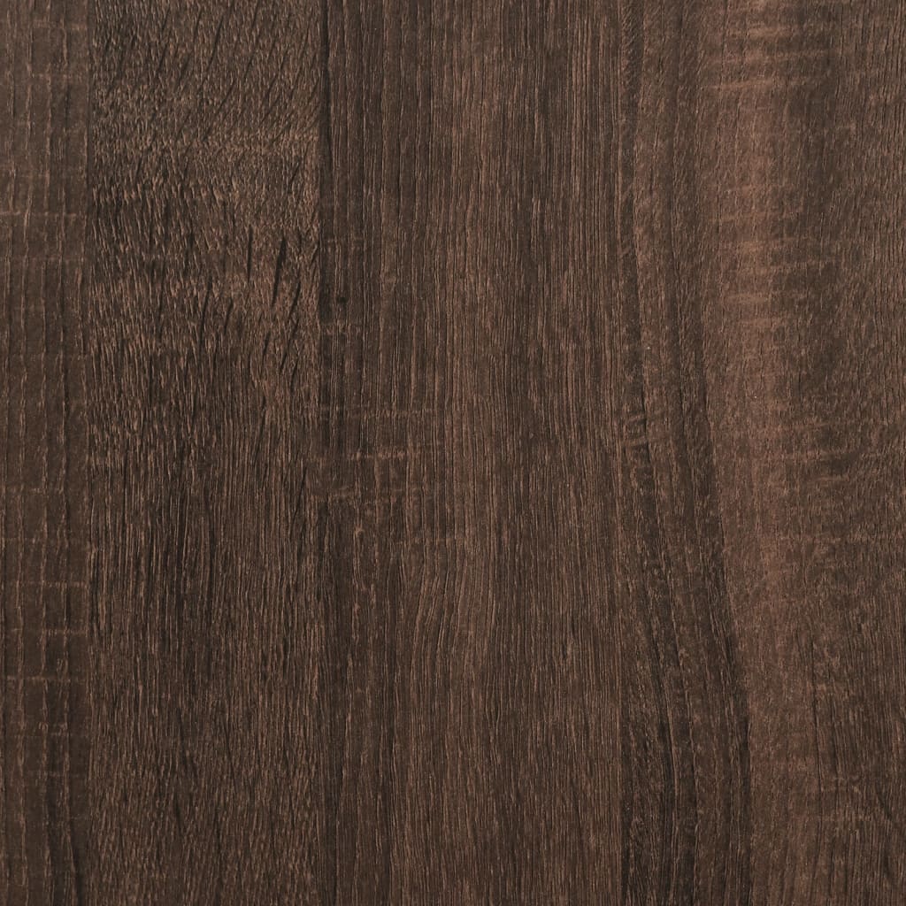 Ruskea sohvapöytä led-valoilla Marcian 50x50x45cm (puinen)