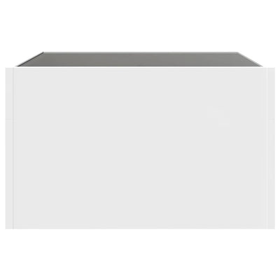sohvapöytä Infinity LED-valoilla valkoinen 50x50x30 cm
