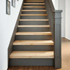 Askelmat 8 kpl käsittelemätön 80x30x2 cm täysi tammi