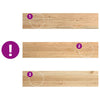 Askelmat 12 kpl käsittelemätön 120x30x2 cm täysi tammi