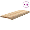 Askelmat 16 kpl käsittelemätön 70x25x2 cm täysi tammi
