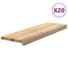 Askelmat 20 kpl käsittelemätön 80x25x2 cm täysi tammi