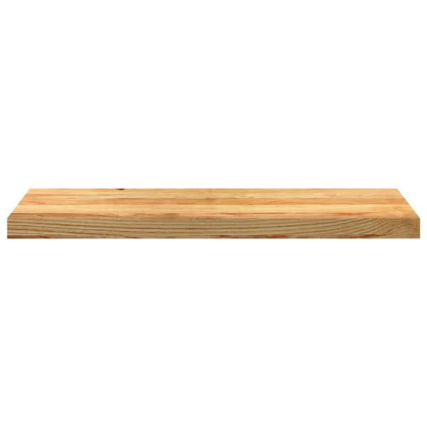 Askelmat 4 kpl vaaleanruskea 80x25x2 cm täysi tammi