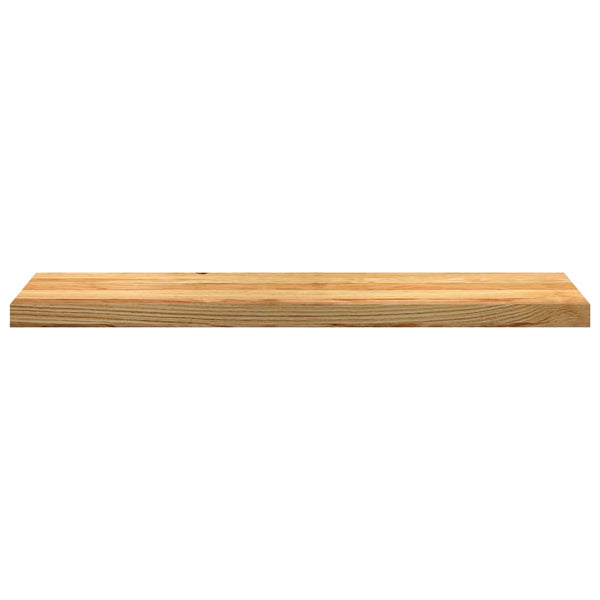 Askelmat 4 kpl vaaleanruskea 100x25x2 cm täysi tammi
