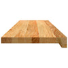 Askelmat 4 kpl vaaleanruskea 90x30x2 cm täysi tammi