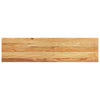 Askelmat 4 kpl vaaleanruskea 100x30x2 cm täysi tammi