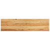 Askelmat 8 kpl vaaleanruskea 100x30x2 cm täysi tammi