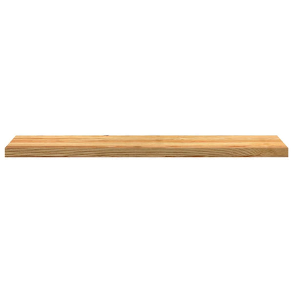 Askelmat 8 kpl vaaleanruskea 120x30x2 cm täysi tammi