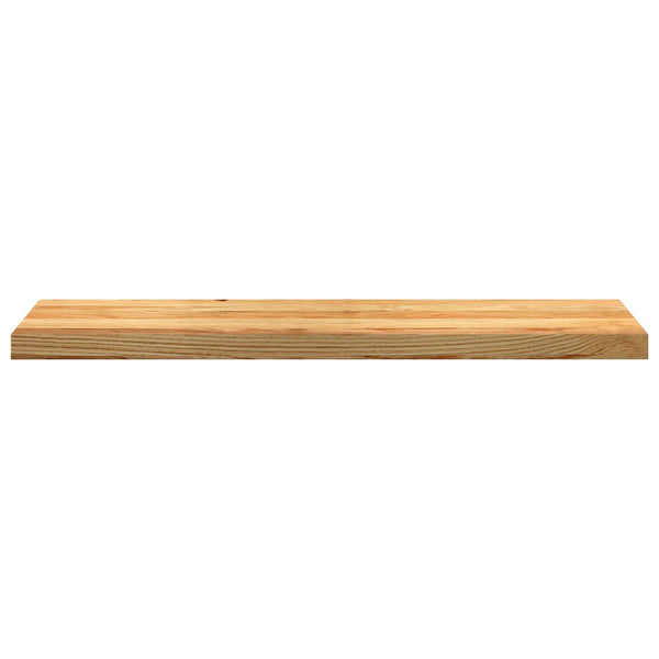 Askelmat 12 kpl vaaleanruskea 100x30x2 cm täysi tammi