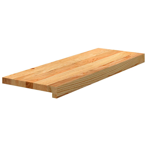 Askelmat 16 kpl vaaleanruskea 70x30x2 cm täysi tammi