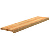 Askelmat 16 kpl vaaleanruskea 110x30x2 cm täysi tammi