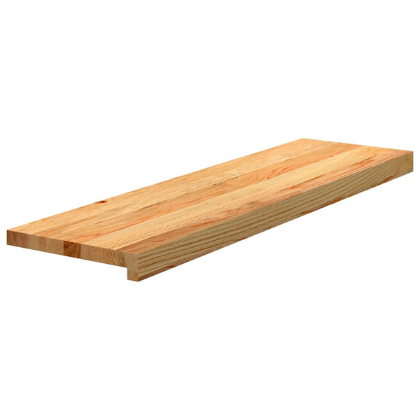 Askelmat 20 kpl vaaleanruskea 90x25x2 cm täysi tammi