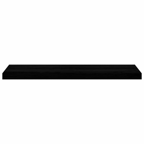 Askelmat 4 kpl ruskeanmusta 90x30x2 cm täysi tammi