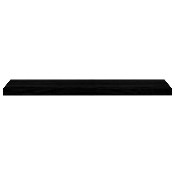 Askelmat 4 kpl ruskeanmusta 100x30x2 cm täysi tammi