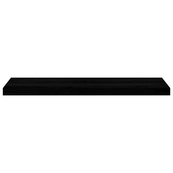 Askelmat 8 kpl ruskeanmusta 90x25x2 cm täysi tammi