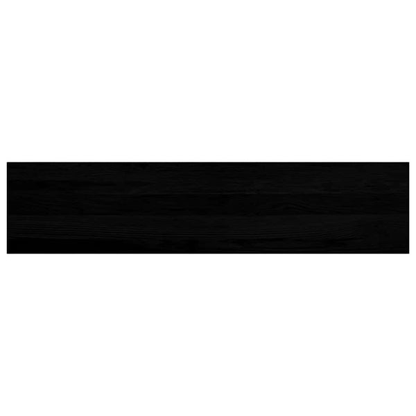 Askelmat 8 kpl ruskeanmusta 110x25x2 cm täysi tammi
