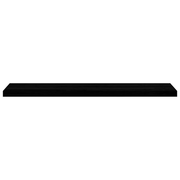 Askelmat 8 kpl ruskeanmusta 120x25x2 cm täysi tammi