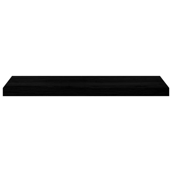 Askelmat 8 kpl ruskeanmusta 80x30x2 cm täysi tammi