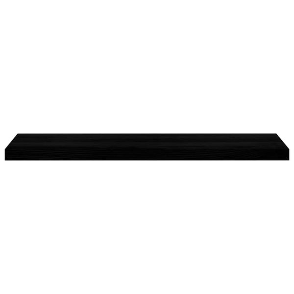 Askelmat 8 kpl ruskeanmusta 100x30x2 cm täysi tammi