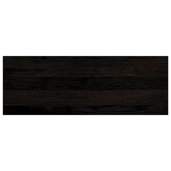 Askelmat 12 kpl ruskeanmusta 70x25x2 cm täysi tammi