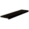 Askelmat 12 kpl ruskeanmusta 100x25x2 cm täysi tammi