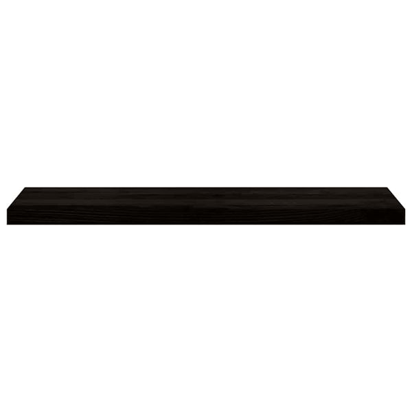 Askelmat 12 kpl ruskeanmusta 100x25x2 cm täysi tammi
