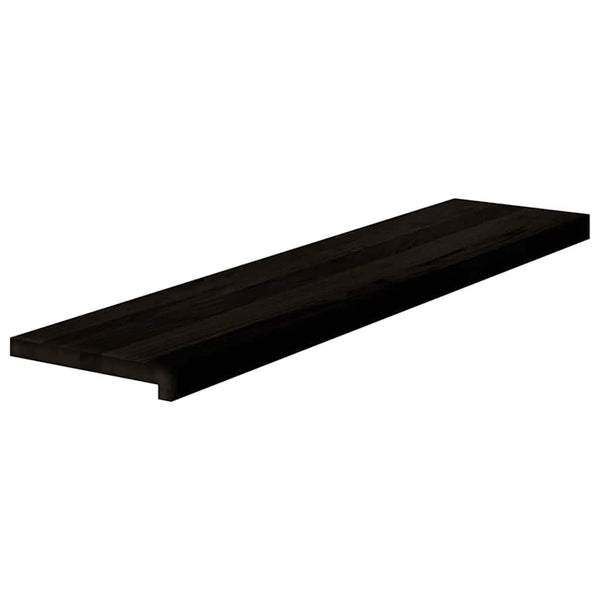 Askelmat 12 kpl ruskeanmusta 110x25x2 cm täysi tammi