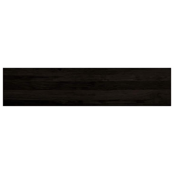 Askelmat 12 kpl ruskeanmusta 110x25x2 cm täysi tammi