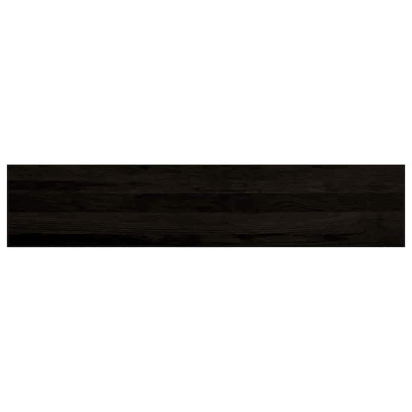 Askelmat 12 kpl ruskeanmusta 120x25x2 cm täysi tammi