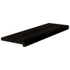 Askelmat 12 kpl ruskeanmusta 80x30x2 cm täysi tammi