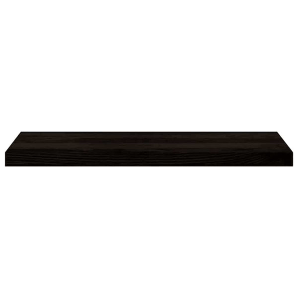 Askelmat 12 kpl ruskeanmusta 80x30x2 cm täysi tammi